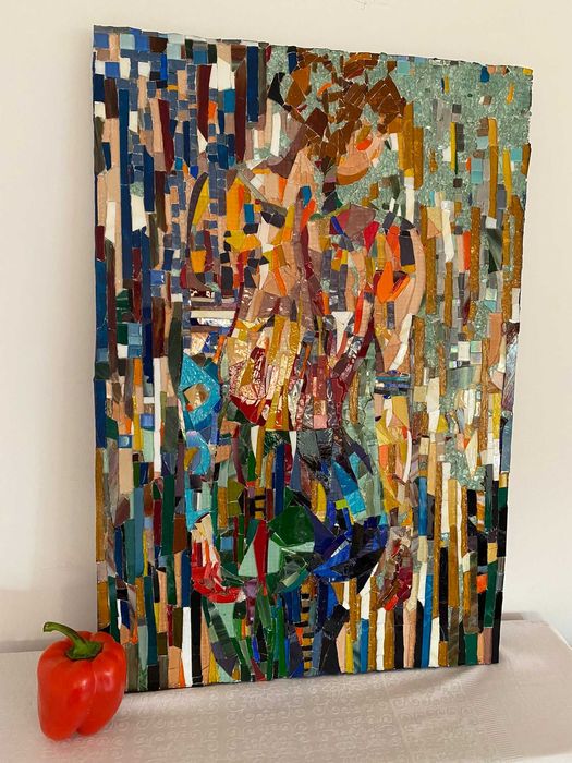 Obraz mozaika "Smak wakacji". Projekt Beata Perenc