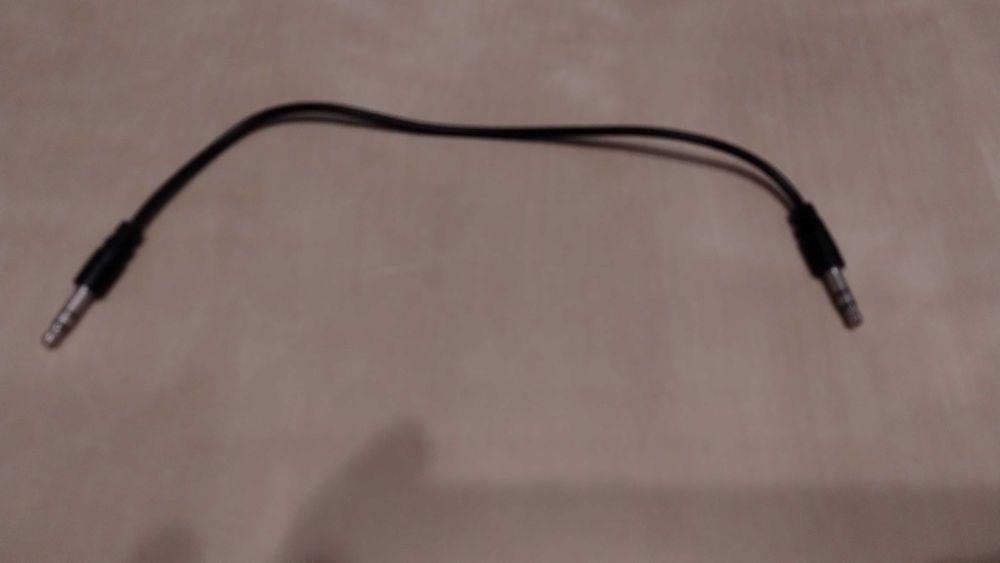 Kabel Jack audio, złącze A: Męskie, złącze B: Męskie - 25 cm - 0,25 m