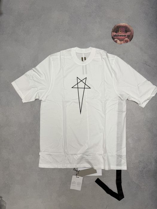 футболка Rick Owens Pentagram White tee S M L vetements balenciaga acne studios rick owens