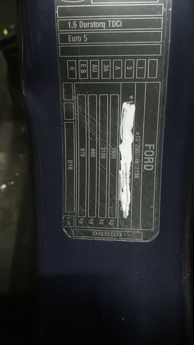 ) Focus MK3 maska pokrywa silnika