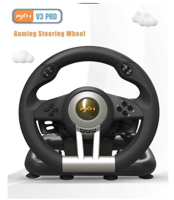 Kierownica gamingowa z pedałami PXN V3 Pro