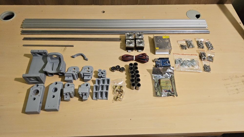 Części do budowy frezarki CNC