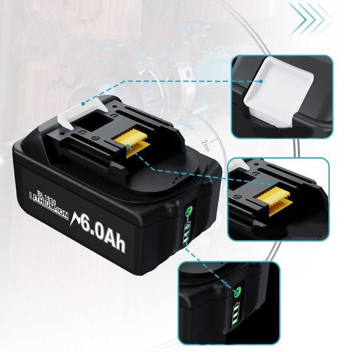 Zestaw 2x Akumulator bateria do MAKITA BL1850 18V 6,0Ah + ŁADOWARKA