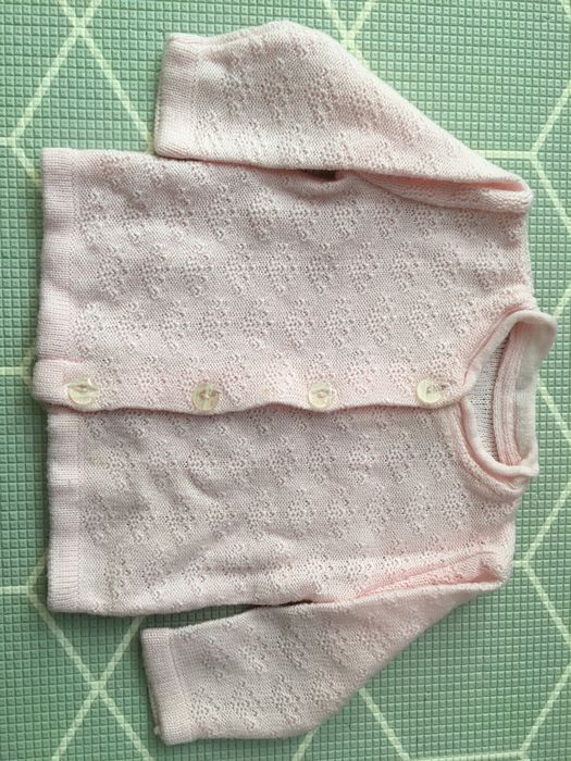 Różowy sweterek niemowlęcy Jomar 74