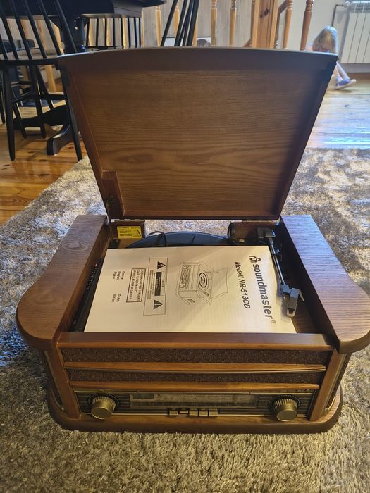 System muzyczny, gramofon soundmaster nr513cd