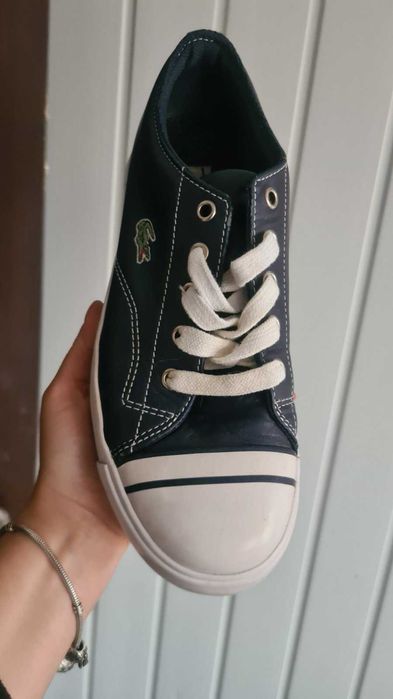 Шкіряні кеди Lacosta. Чудовий стан.