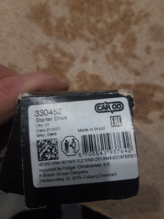 Бендікс стартера kangoo