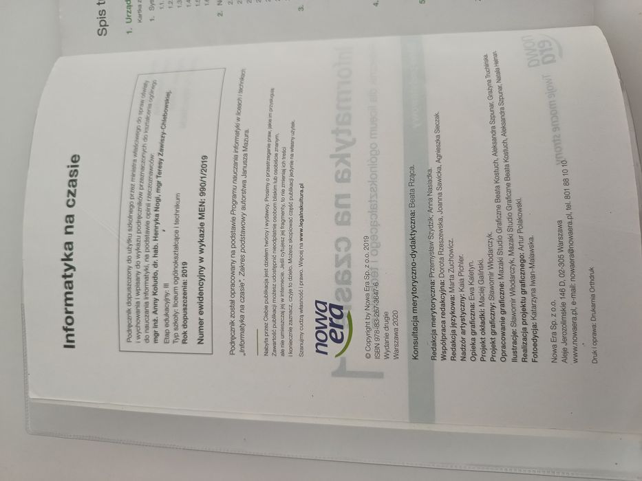 Podręcznik Informatyka na czasie 1