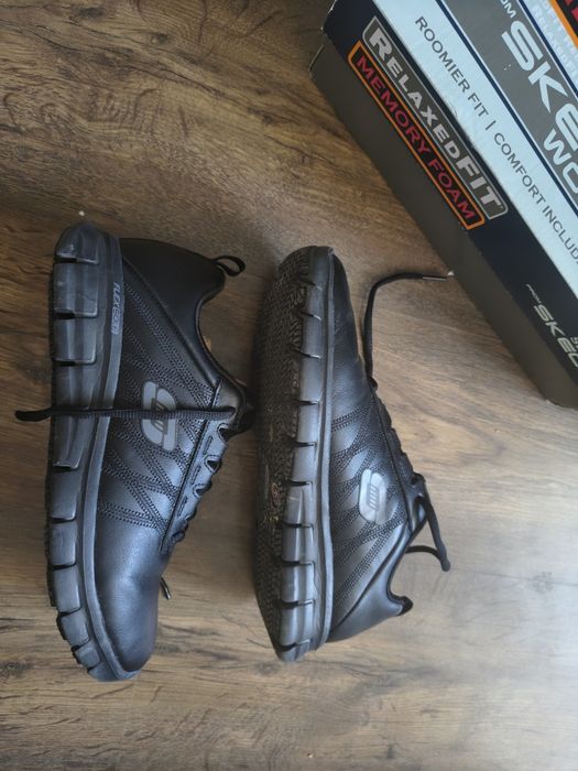 Skechers foam skórzane sportowe 39 adidasy buty 38.5 25.5 cm