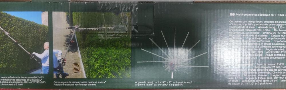 Multi ferramenta 2 em 1 Parkside (novo)