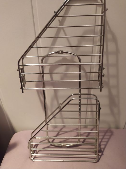 Półka pod prysznic narożna składana