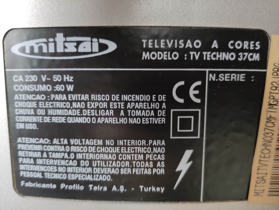 Televisão cores Mitsai
