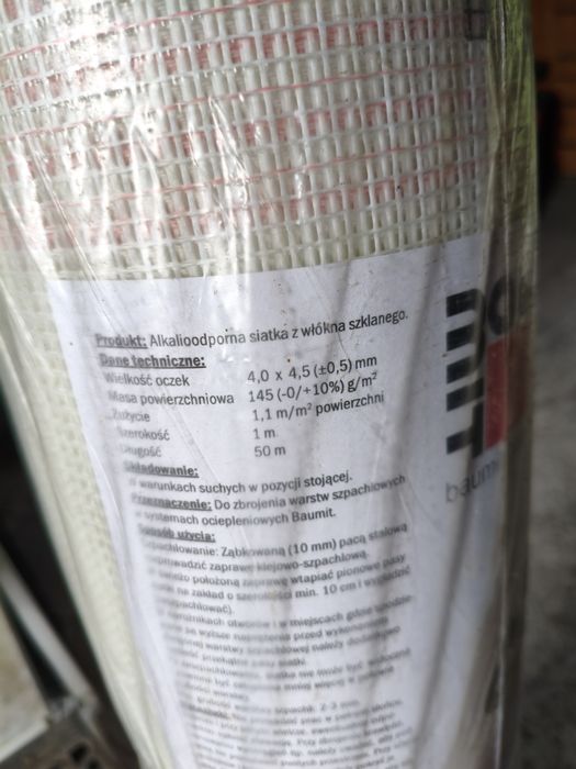 Siatka elewacyjna bau mit