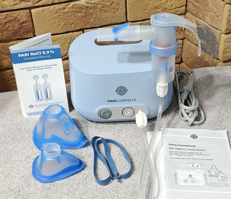 Inhalator / nebulizator PARI COMPACT 2 – stan idealny