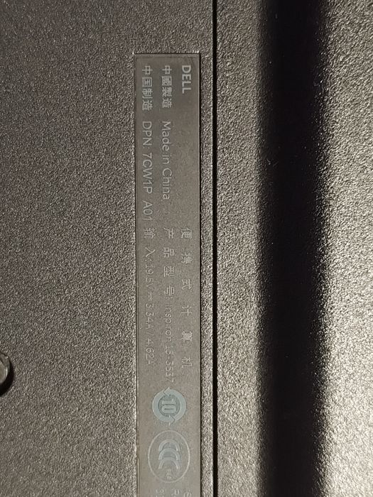 Laptop Dell Inspiron 15 3537 windows 8.1 uszkodozny