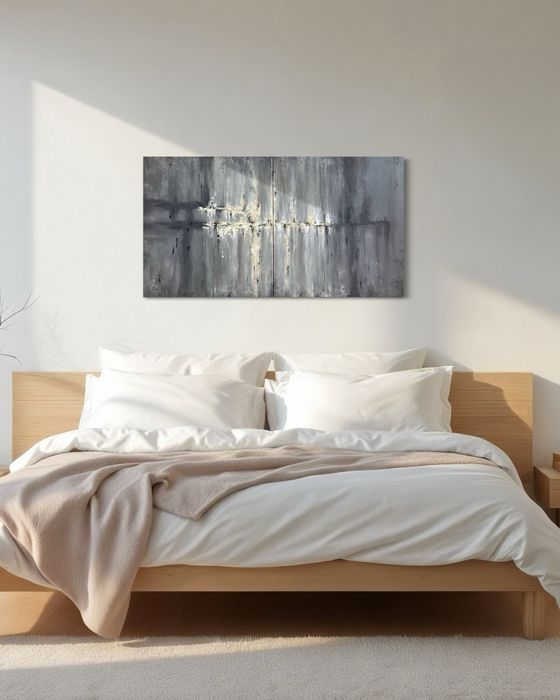 Dyptyk obraz ręcznie malowany KYN 50x100cm abstrakcja