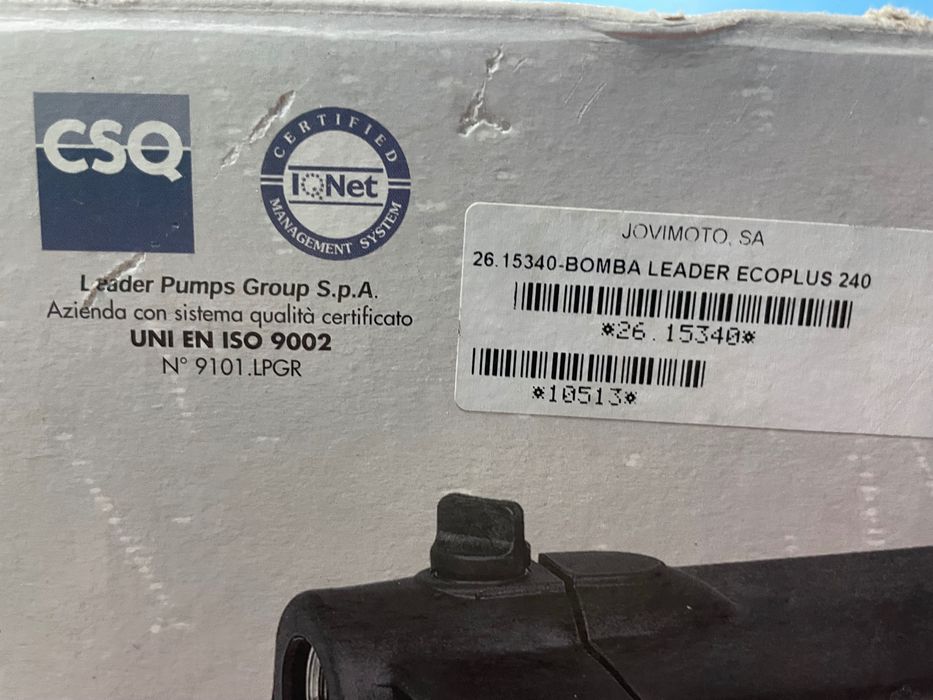 Bomba para agua marca leader