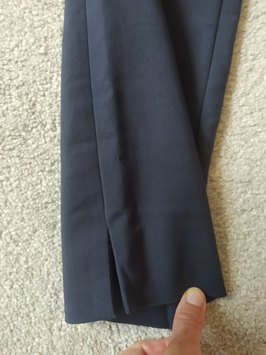 Spodnie materiałowe eleganckie Slim Fit cygaretki rurki Zara