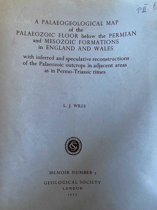 A Palaeogeological Map of the Palaeozoic Floor below the Permian