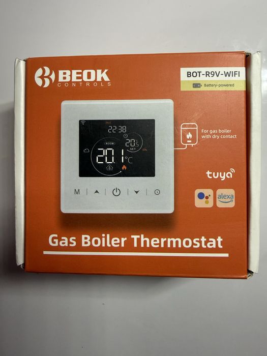 WI-FI термостат для газового котла (на батарейках)