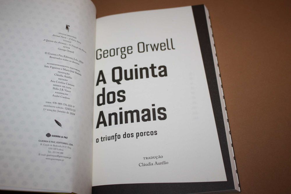 A Quinta dos Animais O triunfo dos porcos//George Orwell