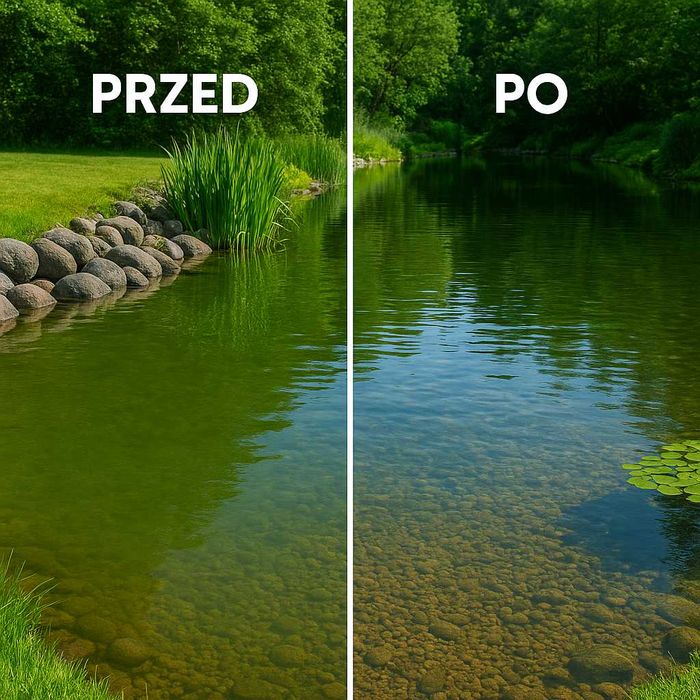 Kreda stawowa granulowana, naturalna, bezpieczna dla ryb, ekologiczna