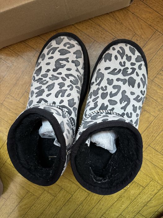 Угг на овчині із замшу натурального