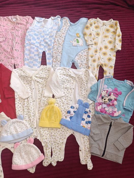 Бодик человечек шапочка мальчик девочка вещи для новорожденных