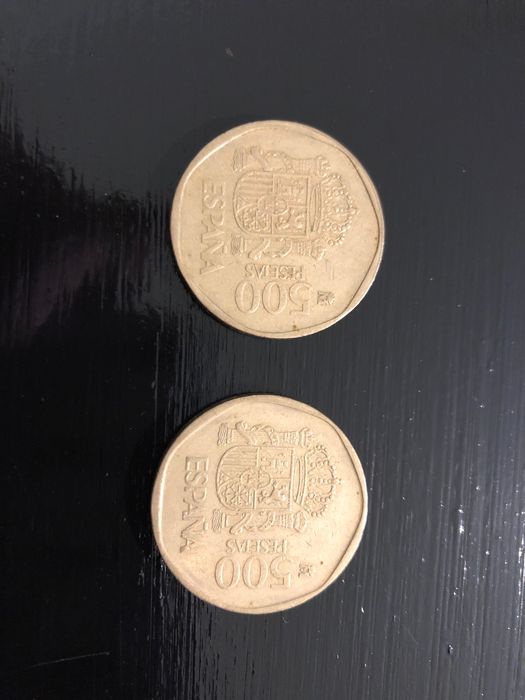 Moedas coleção (pesetas)