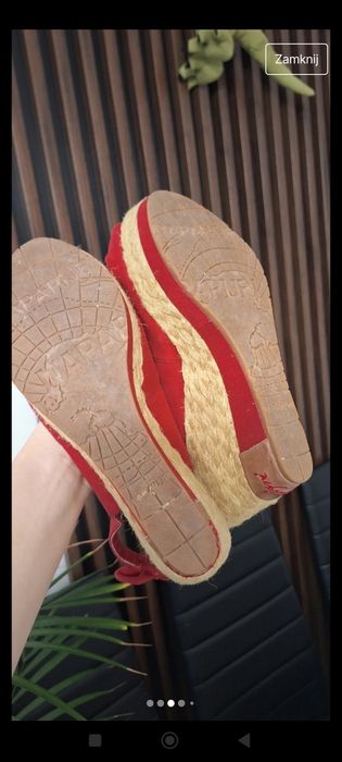 Napapijri na koturnie,espadryle