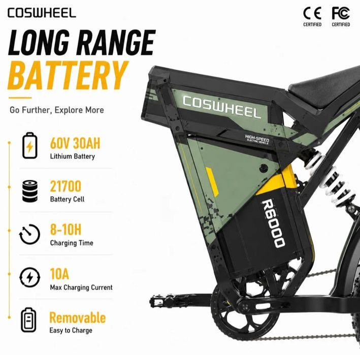 Coswheel R6000 7000W