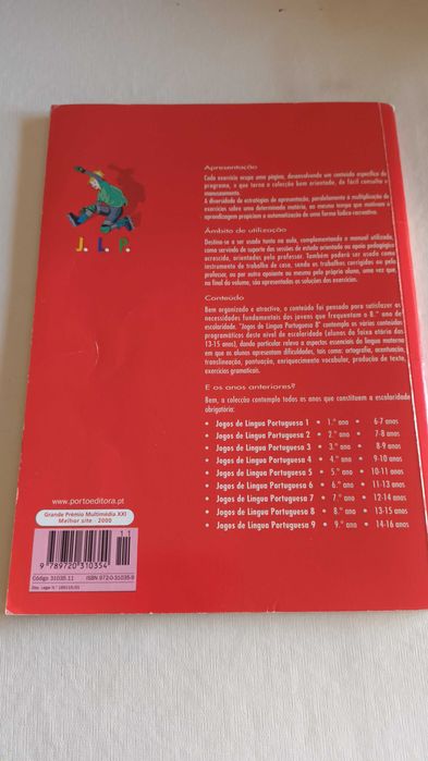 Livro "Jogos de Língua Portuguesa  8"