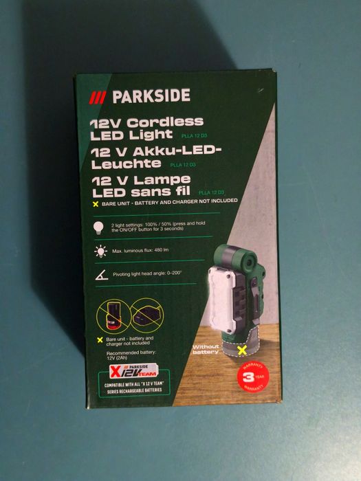 Lanterna Led 12v Parkside