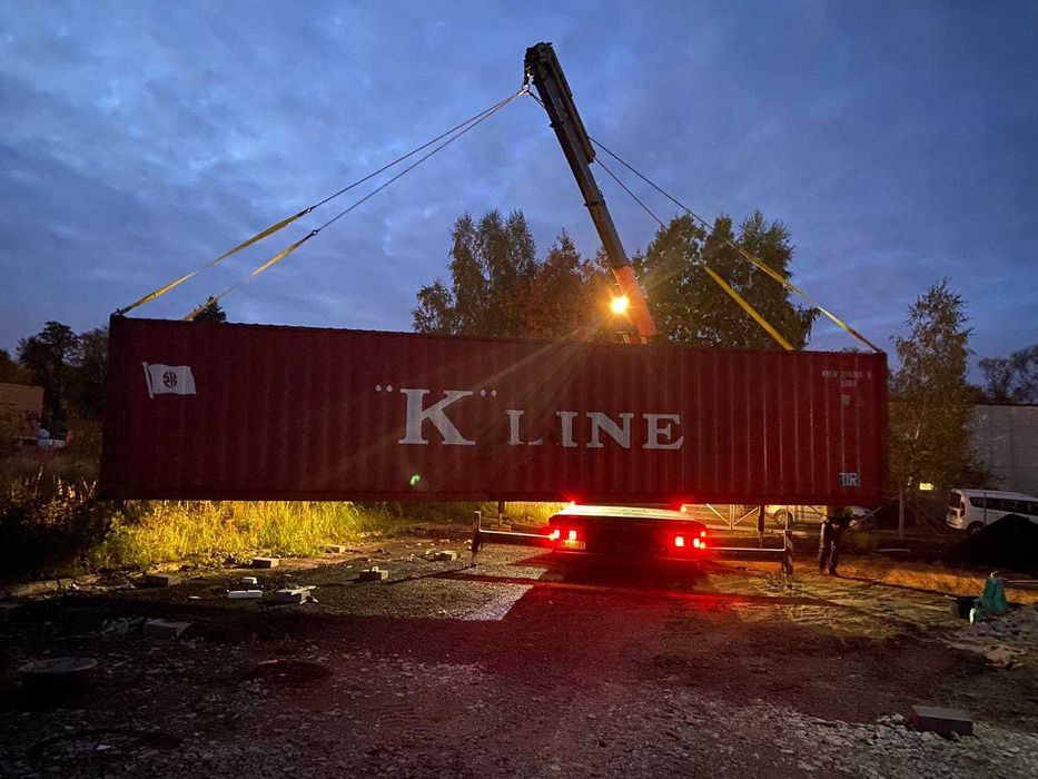 Transport HDS Dźwig Kontenery Platforma usługi HDS Ponadnormatywny