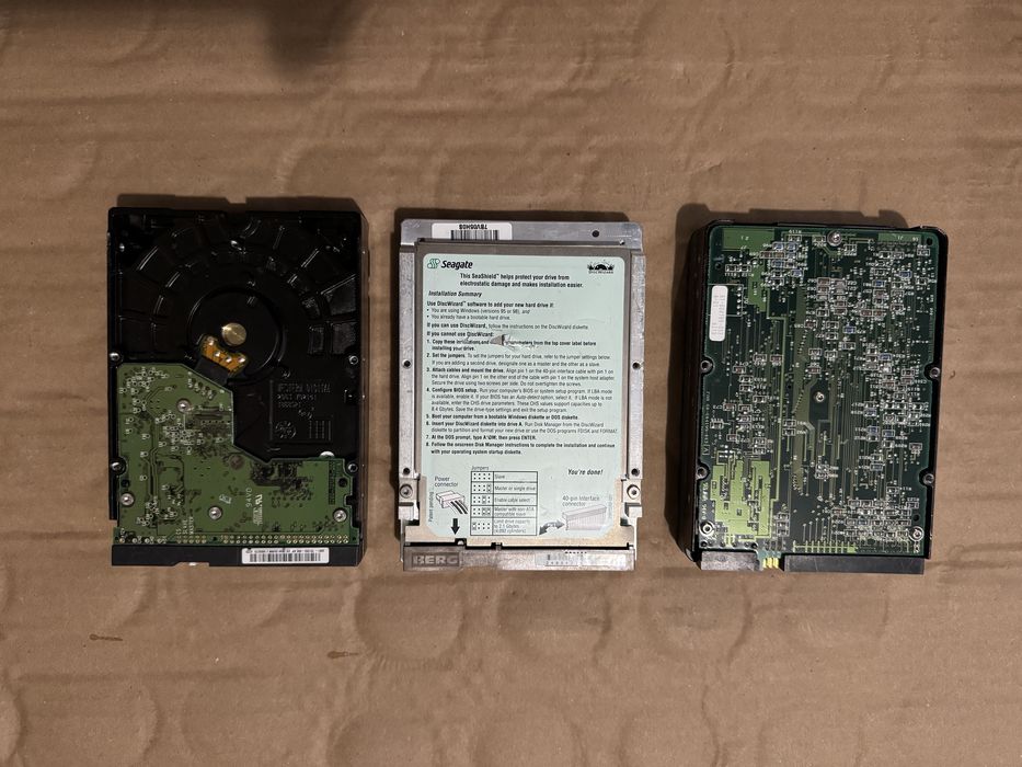Dyski twarde HDD stare dla kolekcjonera