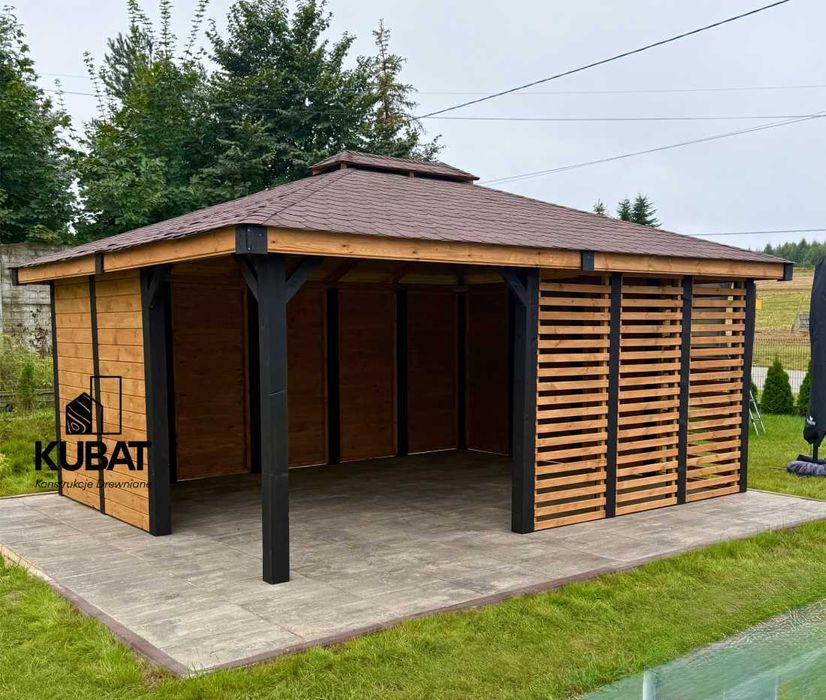 Nowoczesna altana ogrodowa | altanki | altana drewniana