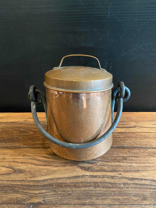 Tarro / panela em cobre do final do Sec. XIX