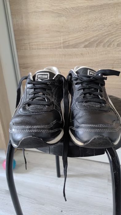 Buty sneakers  skórzane czarne męskie vintage Puma  rozmiar 44