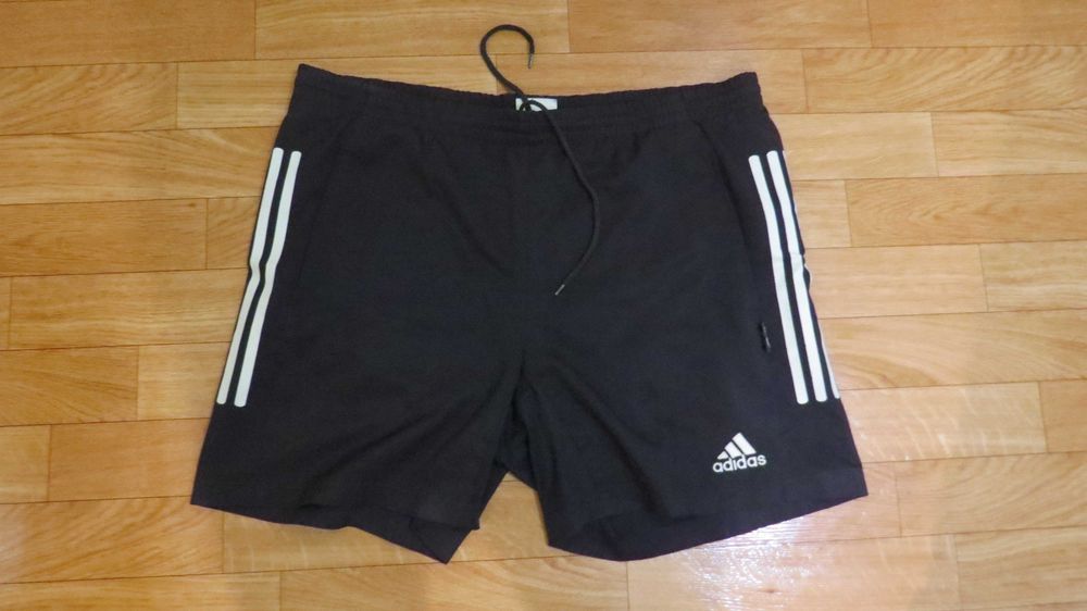 Calções Adidas Pretos com bolsos (XXL) - Originais
