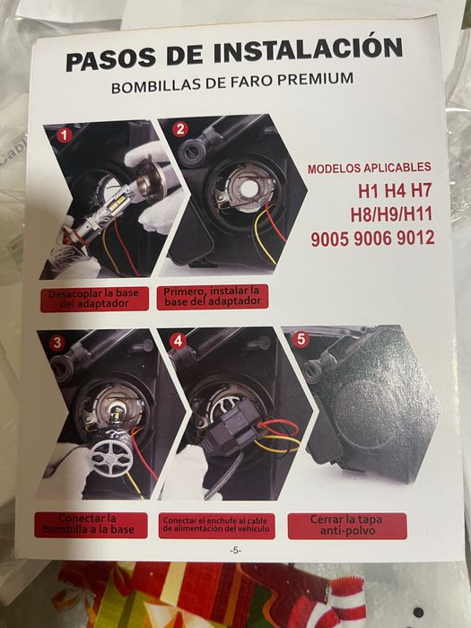 Лед фари h7 лінзовані