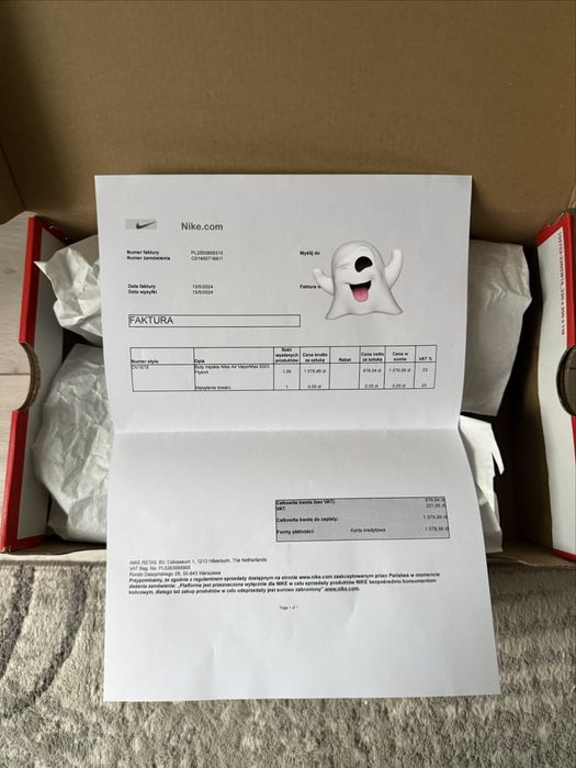 Buty Nike Air Vapormax 2023 Flyknit Gwarancja czarne black