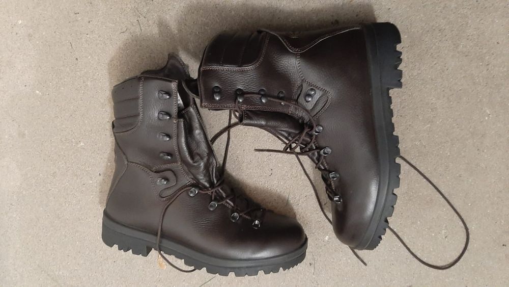 Buty zimowe skórzane 933A/MON