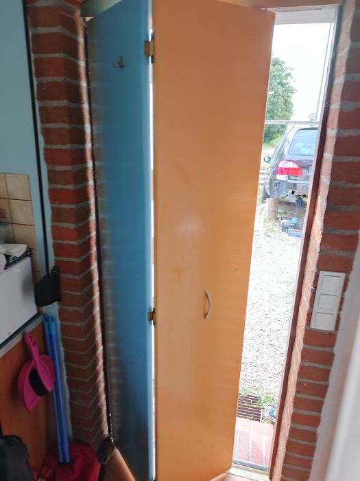 Drzwi łamane suwane