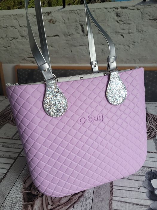 Obag mini Matelasse / pikowany Orchidea