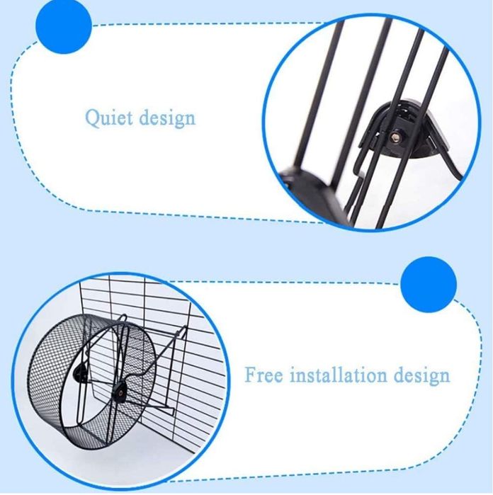 Колесо бігове безшумне  підшипник,  для білок, шиншил, їжачків. D25cm