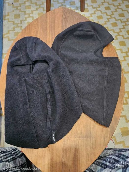 Duas Balacavlas de Ski/Snowboard Polar Adulto Preto