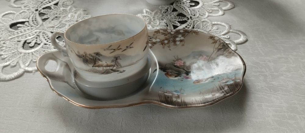 Чайна чашкс з блюдцемNoritake в ідеальному стані.