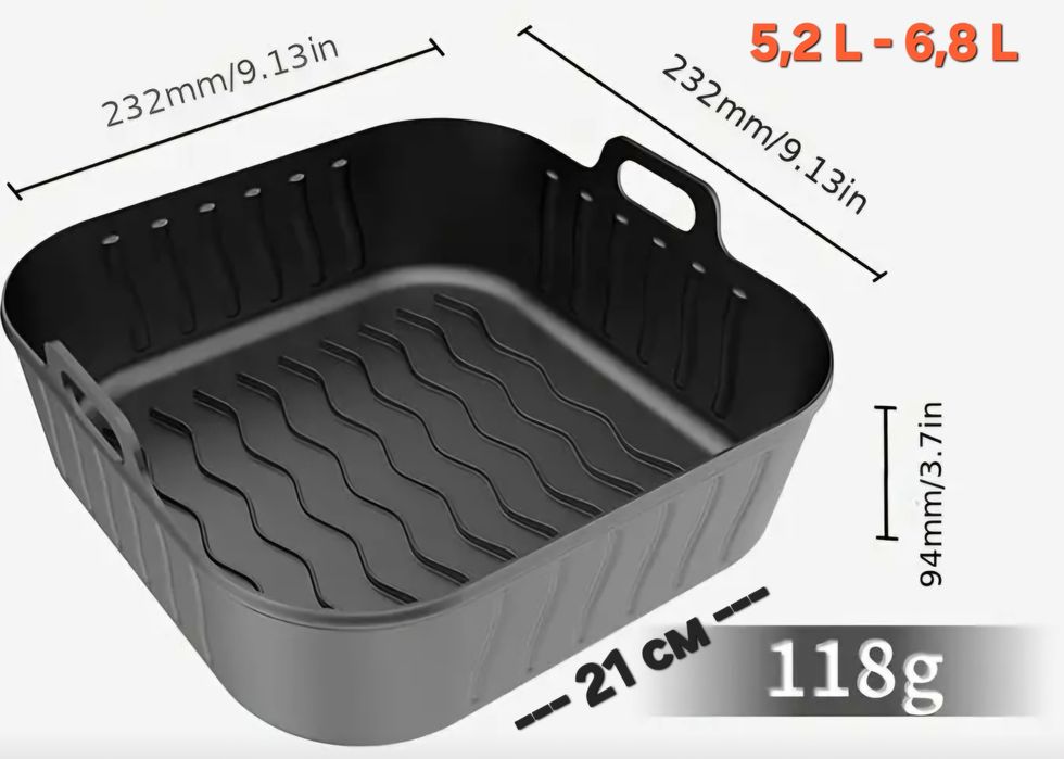 Силиконовая форма для аэрогриля большого размера