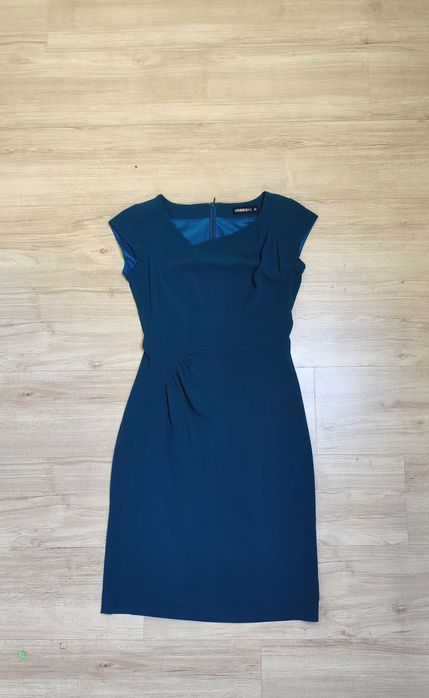 Elegancka sukienka Vissavi, ciemny morski, r. 36