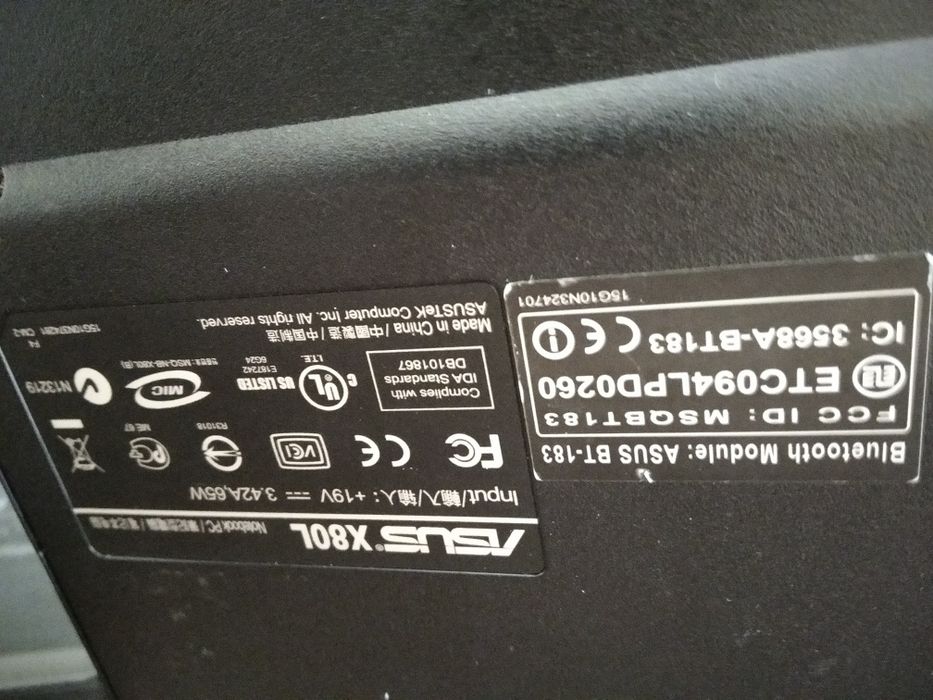 Ноутбук Asus X80L